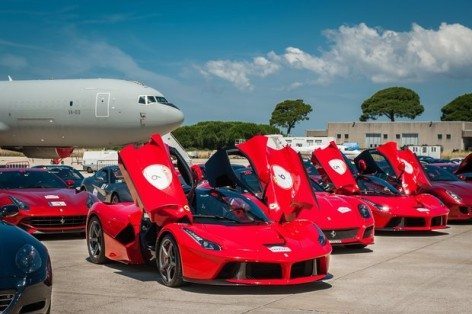 Ferrari in Pista a Pratica di Mare (Il portale dell’Aeronautica Militare)