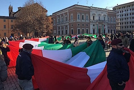 La cerimonia del Tricolore oggi a Reggio Emilia