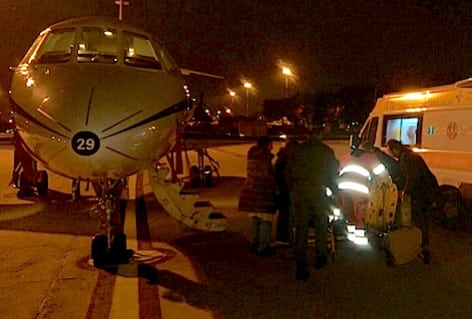 Doppio trasporto sanitario d’urgenza per l’Aeronautica Militare