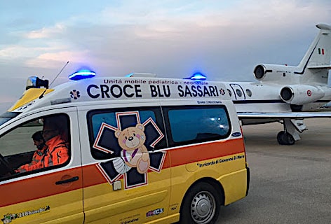 Prosegue senza soste l’assistenza dell’Aeronautica Militare nel trasporto di malati gravi