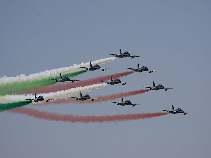 Formula 1, le Frecce Tricolori volano sul “Pirelli Gran Premio del Made in Italy e dell’Emilia-Romagna 2021”