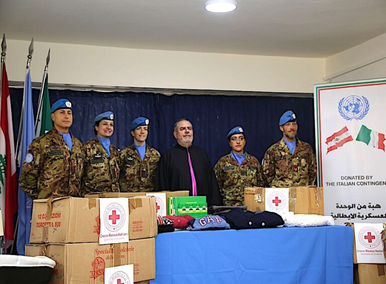 UNIFIL: donazioni alla Caritas di Tiro per il contingente italiano