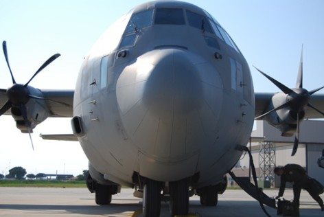 Un C130 (foto Claudio Toselli)