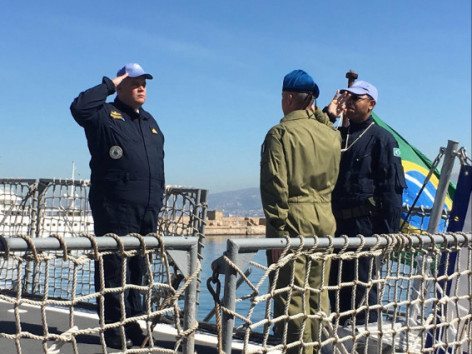 La Task Force “Italair” ricevuta a bordo delle navi della Maritime Task Force in Libano (Difesa.it)
