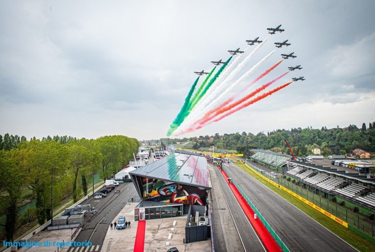 Formula 1 a Imola: le Frecce Tricolori per il via al Gran Premio del Made in Italy e dell’Emilia-Romagna