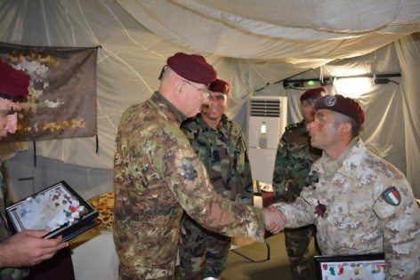 Avvicendamento al comando del contingente italiano e del Kurdish Training Coordination Center (Difesa.it)