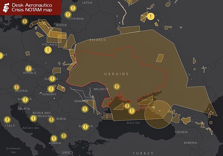 Crisi Ucraina, EASA informa su possibili disturbi al segnale GNSS