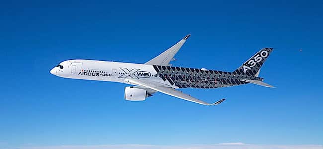 L'Airbus A350 XWB (foto: S. Ramadier - Airbus)