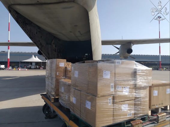 Coronavirus: Esercito e Aeronautica Militare trasportano materiale sanitario in diverse regioni del Paese