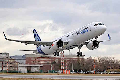 Volo inaugurale per il primo A321neo