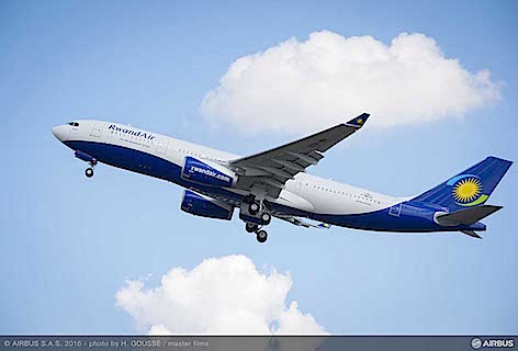 RwandAir riceve il suo primo aeromobile A330