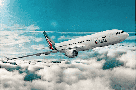 L'A330 200 Alitalia nuova livrea (foto Alitalia)