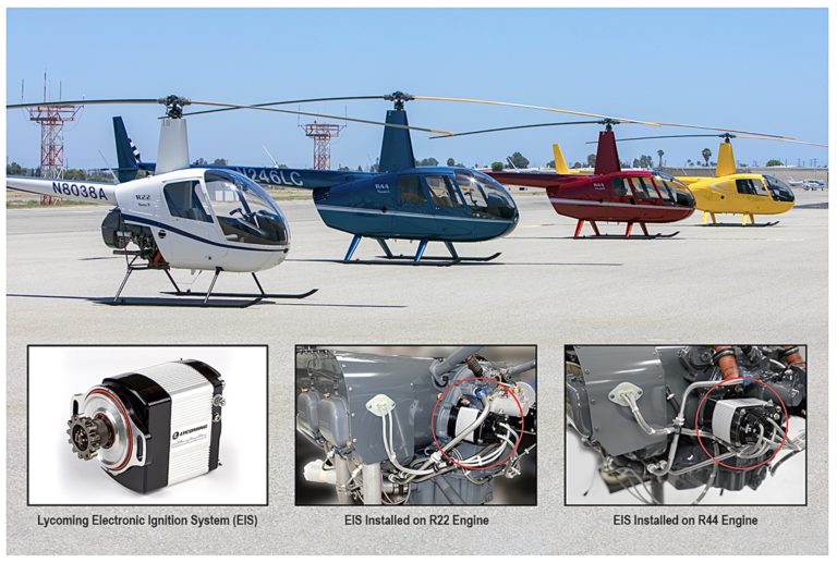 Approvato l’Electronic Ignition System  di Lycoming sugli elicotteri Robinson
