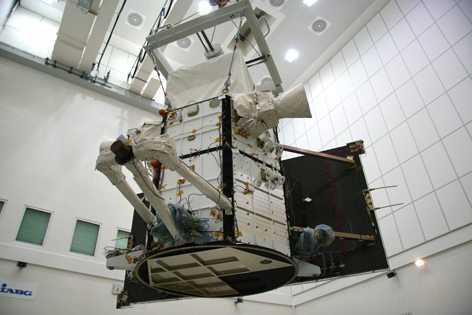 Il satellite scientifico italiano AGILE (Astrorivelatore Gamma a Immagini Leggero) dell’Agenzia Spaziale Italiana (foto ASI)