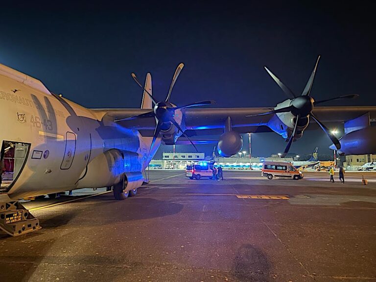 Aeronautica Militare: effettuati due trasporti sanitari d’urgenza