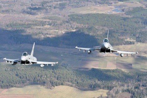 Scramble per i Typhoon italiani in Lituania (Il portale dell’Aeronautica Militare)