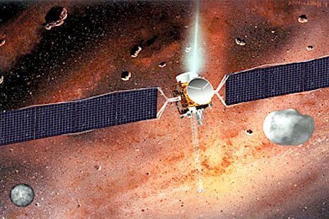 La sonda spaziale Dawn   (elab. grafica ASI)