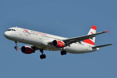 Austrian Airlines, cresce il volume dei passeggeri