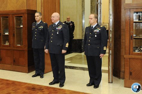 Un momento della cerimonia (foto Trupe Azzurra - Aeronautica Militare)