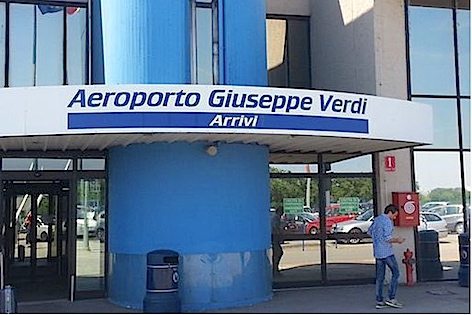 L'Aeroporto "G.Verdi" di Parma (foto Agenzia DIRE)
