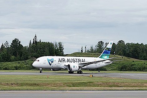 Air Austral celebra la consegna del primo Boeing 787 Dreamliner