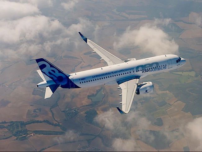 Airbus A320neo_in_flight_first_flight 650x A.DOUMENJOU