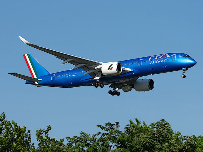 Airbus A350 ITA Airways (foto facebook ITA Airways) Un clic sull’immagine per ingrandire