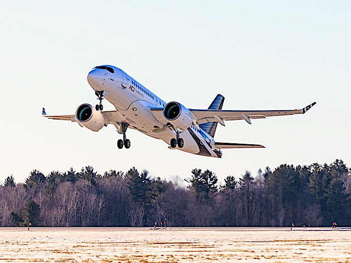 L’Airbus ACJ TwoTwenty, lanciato di recente, effettua il primo volo