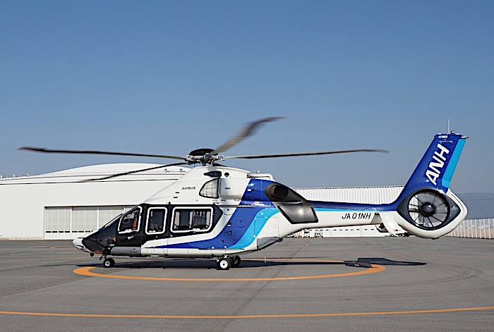 Airbus consegna il primo elicottero H160 in Giappone