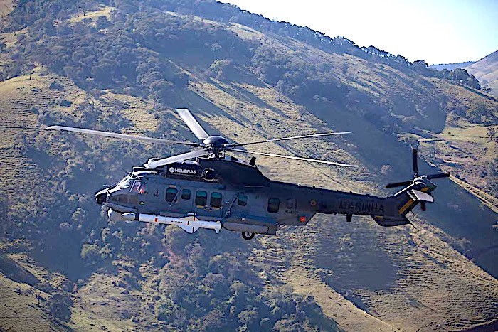 Consegnato alla Marina brasiliana il primo elicottero H225M da combattimento navale