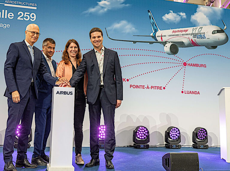 Airbus inaugura un nuovo hangar ad Amburgo dedicato all’installazione delle attrezzature dell’A321XLR