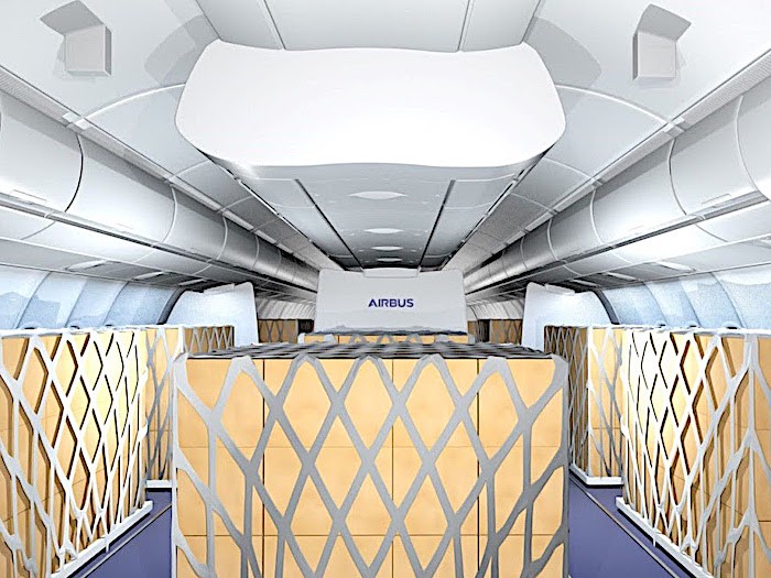 Airbus e Lufthansa Technik partner per offrire soluzioni temporanee “Cargo in the Cabin”