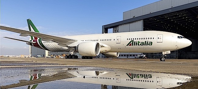 Boeing 777 Alitalia (immagine di repertorio Alitalia)