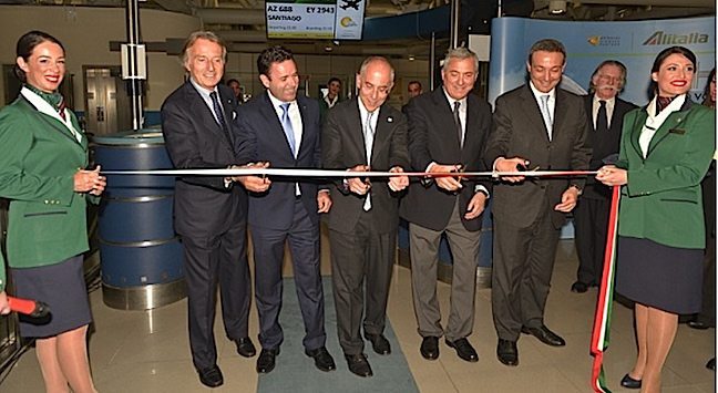 Alitalia Roma Satiago Cile