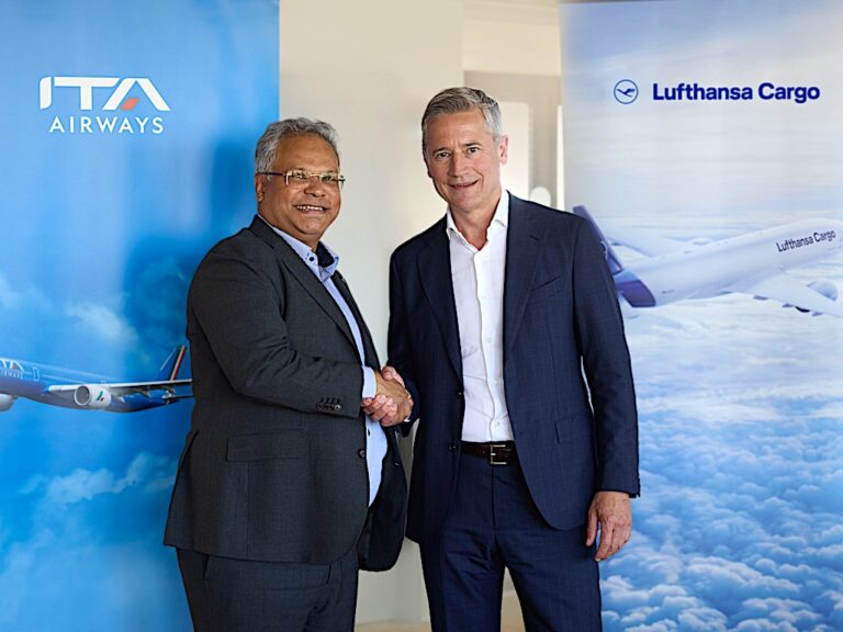Lufthansa Cargo commercializza la capacità cargo di ITA Airways e aggiunge Roma come suo quinto hub