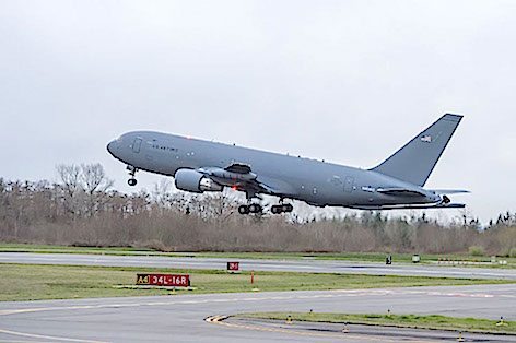 Il secondo KC-46A Tanker dell’U.S. Air Force  completa il primo volo