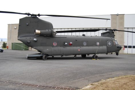 CH -47 F nuova versione del Chinook adottata dall'Aviazione dell'Esercito