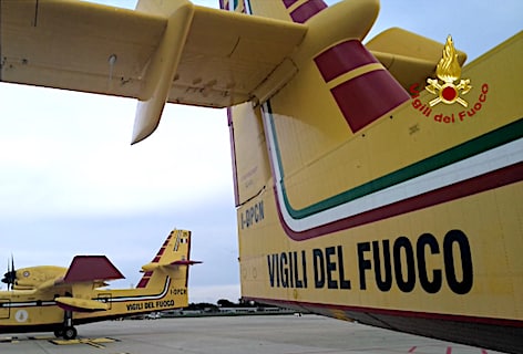 Incendi boschivi: il 7 luglio 23 richieste d’intervento aereo