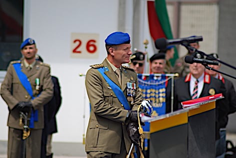 Colonnello gianluca proietti comandante 2° reggimento aves Orione