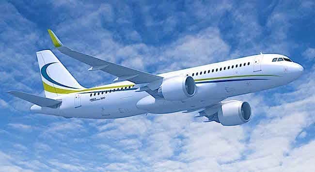 Comlux Airbus ACJ320neo Computer rendering by Fixion - MMs Airbus _