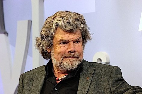 Reinhold Messner intervistato dal Forum Aeroporto di Bolzano