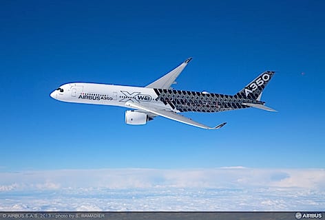 L’Airbus A350 XWB inizia il tour in Cina dall’Airshow di Zhuhai