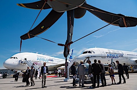 Airbus Commercial Aircraft totalizza nuovi ordini e impegni per 40 miliardi di USD al Salone dell’Aviazione di Parigi – Le Bourget 2017