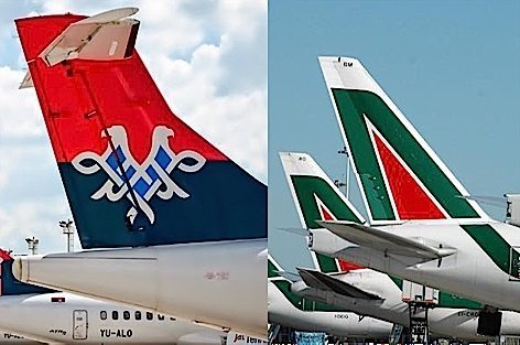 Alitalia air serbia DERIVA