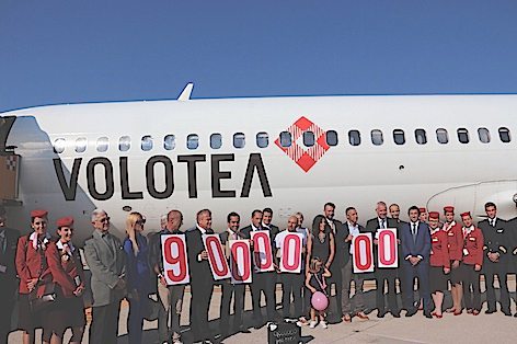 Volotea festeggia a Verona il traguardo dei 9 milioni di passeggeri trasportati in Europa