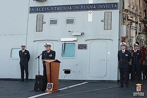 Cambia il comandante dell’operazione “Mare sicuro”