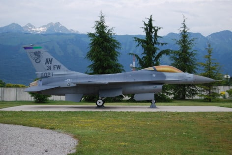 Visita al 31th Fighter Wing di Aviano