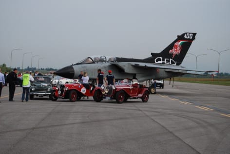 Aeroporto di Ghedi: centenario della fondazione festeggiato con la partenza della storica Mille Miglia e la PAN