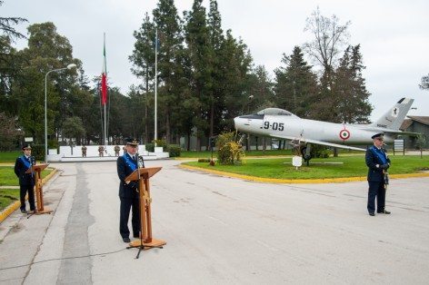 Il Col Mignogna durante la ceriminia (foto 9° Stormo)