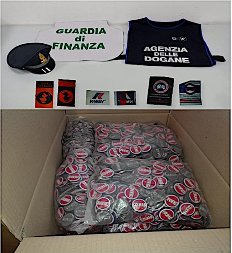 Dogane Gdf Bo etichette false